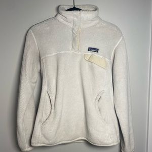 White Patagonia Women’s 1/4 Zip Fleece Jacket